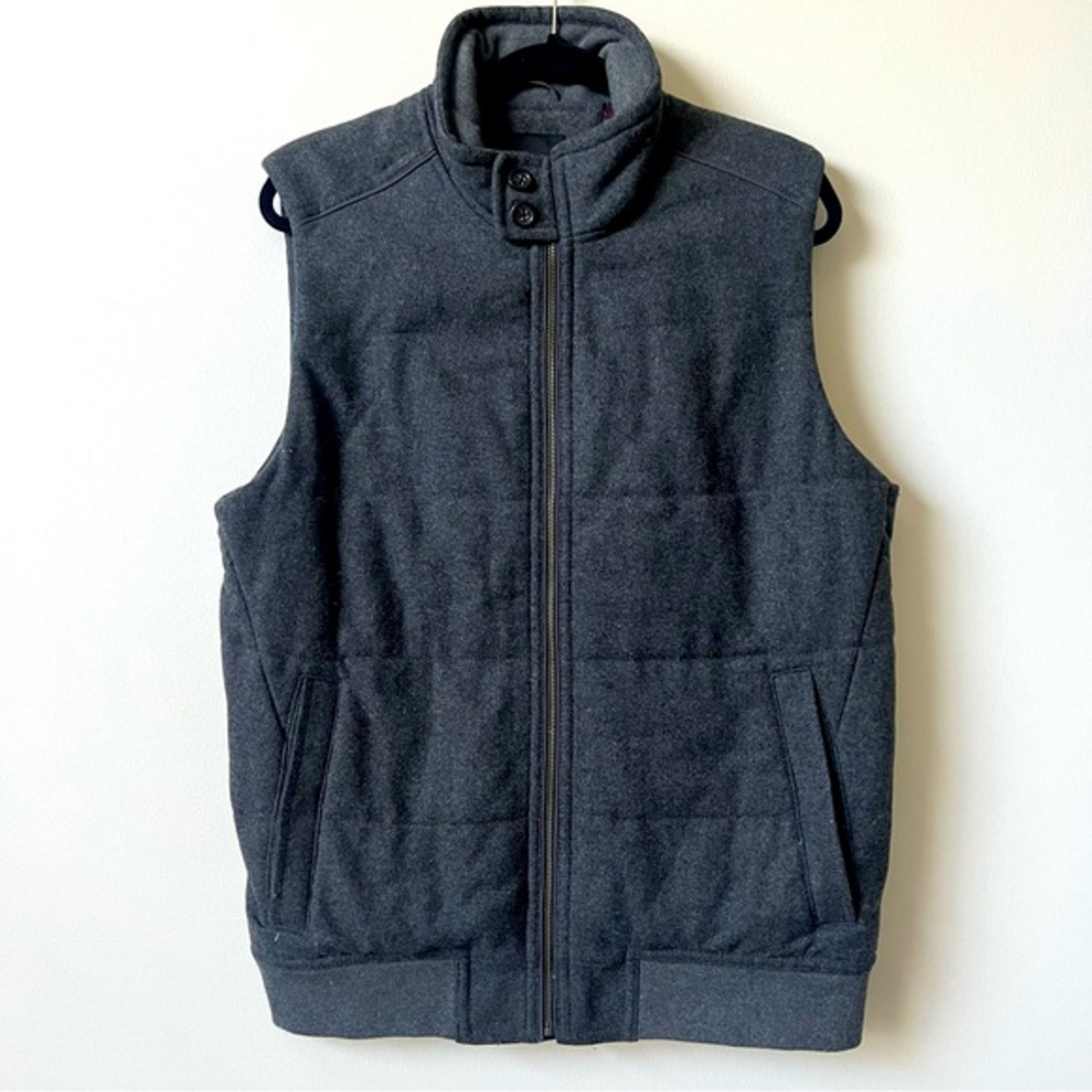 Banana Republic Wool‎ Blend Dark Gray Vest
